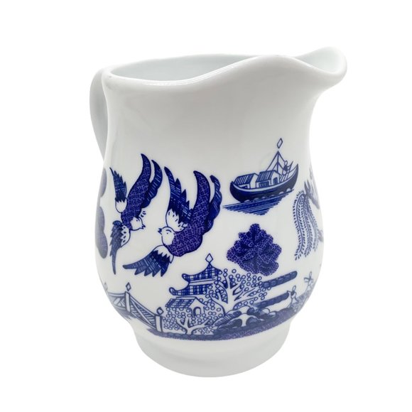 Royal Cuthbertson Creamer Blue Willow Dishwasher Microwave Safe Replacement - Picture 7 of 11